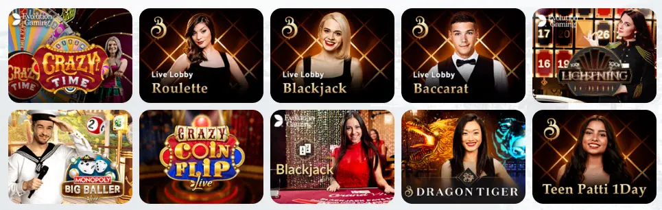 Jeux de casino en direct Ybets Casino