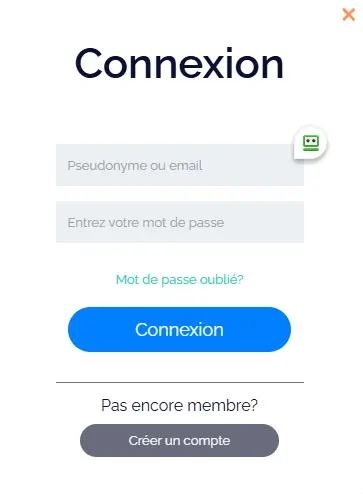 Connexion des membres du YBETS CASINO