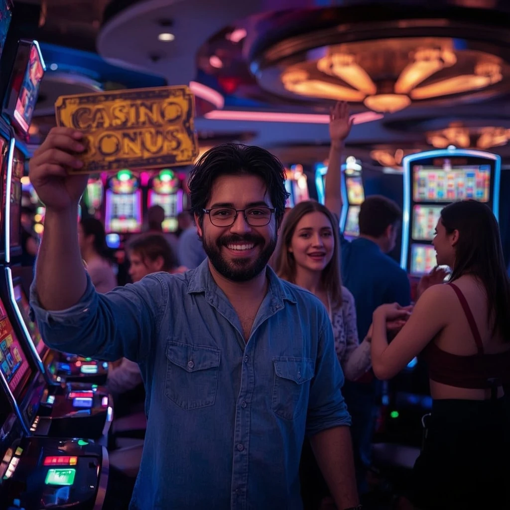 une personne tenant un bonus YBETS CASINO